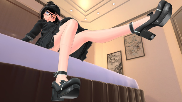 【VRChat】靴とヘッドドレス