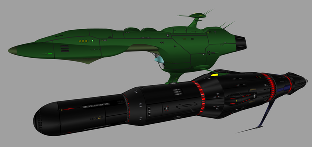 親父製作 惑星破壊プロトンミサイル＆ミサイル艦