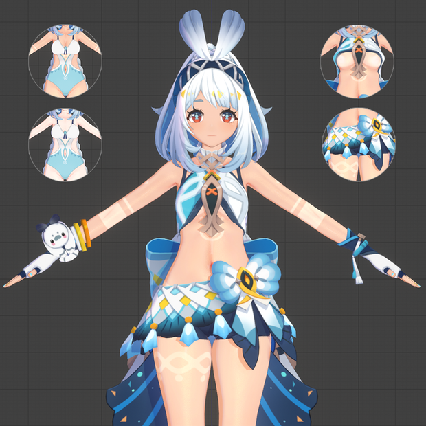 Mualani モデル配布