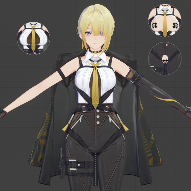 Evelyn ZZZモデル配布