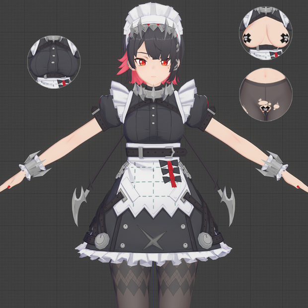 Ellen ZZZモデル配布ver1.03