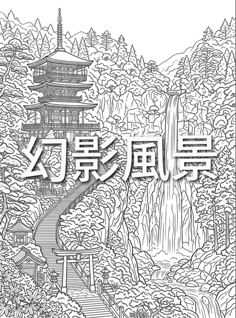 那智の滝と三重塔