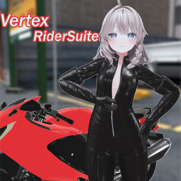 【VRC想定】"VertexRiderSuit-ライダースーツ-" for 8 Avatars｜