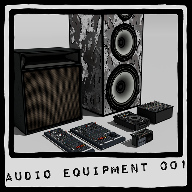 Audio Equipment Asset Pack 01