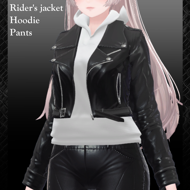 Riders jacket　【複数アバター対応】