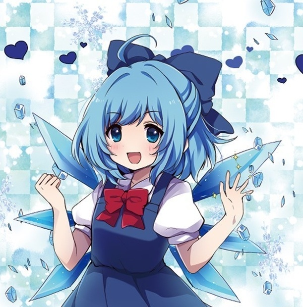東方Project チルノ ステッカー(ぱいそんきっど) - ドリルきっず