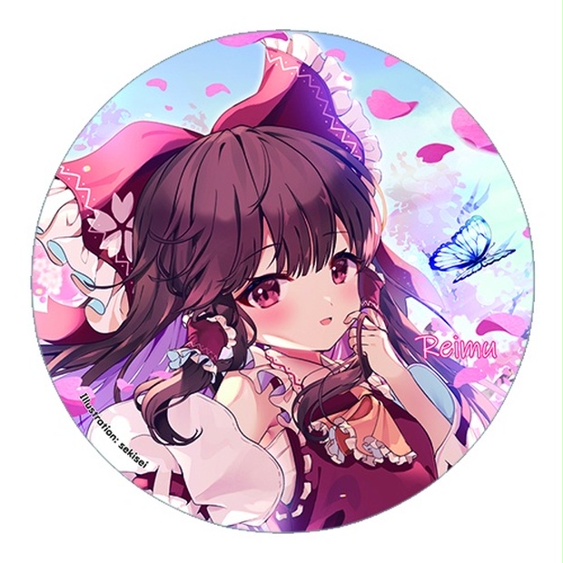 東方Project 缶バッジ 博麗霊夢: キャラグッズ｜ムービック（movic）