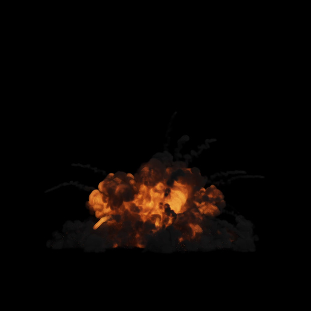 爆発エフェクト素材