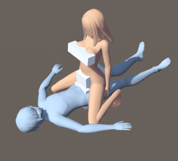 【UnityHumanoid】えっちアニメーション1種