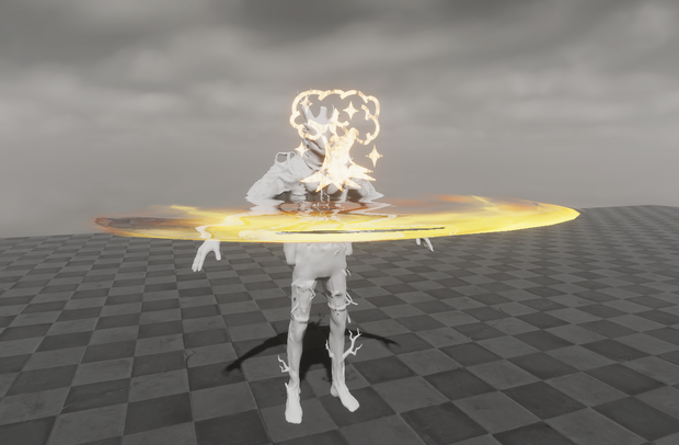 Radiant Golden Arc