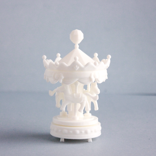 【STLデータ】3Dプリントして組み立てるメリーゴーラウンド