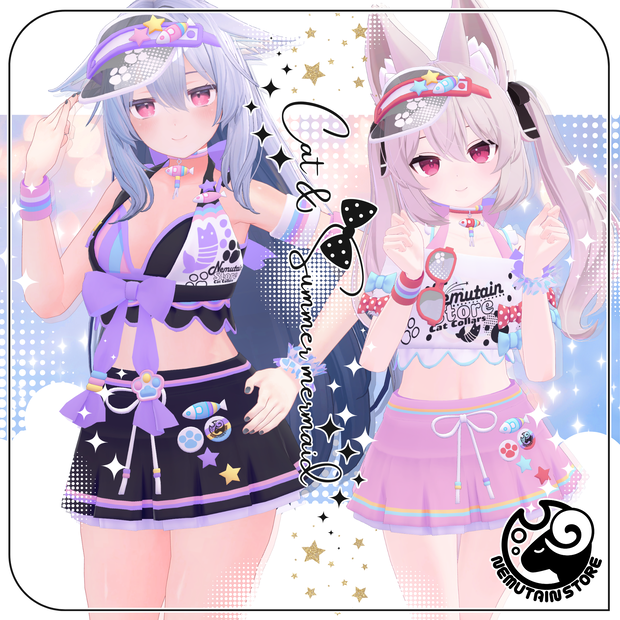 【衣装 / 靴】キャット&サマーマーメイドRE v1.02