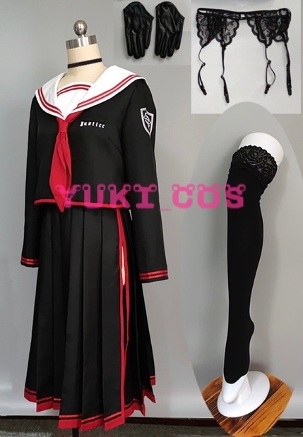 半額SALE☆ ブルアカ 羽川ハスミ コスプレ 翼+ヘイロー付きフルセット