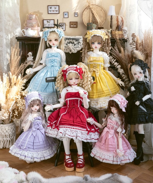 【予約終了】【MDD/SDM】Rainbow Poem ドール服