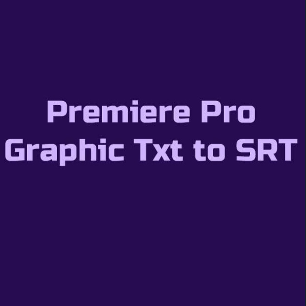 Premiere pro graphic txt to srt bthjon booth