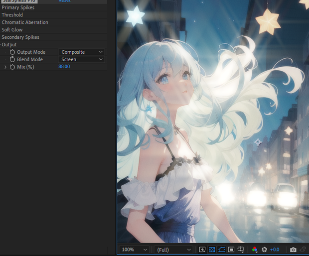 【After Effects プラグイン FX】 StarSpikes Pro
