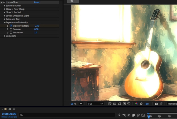 【After Effects Premiere プラグイン FX】 LuminGlow