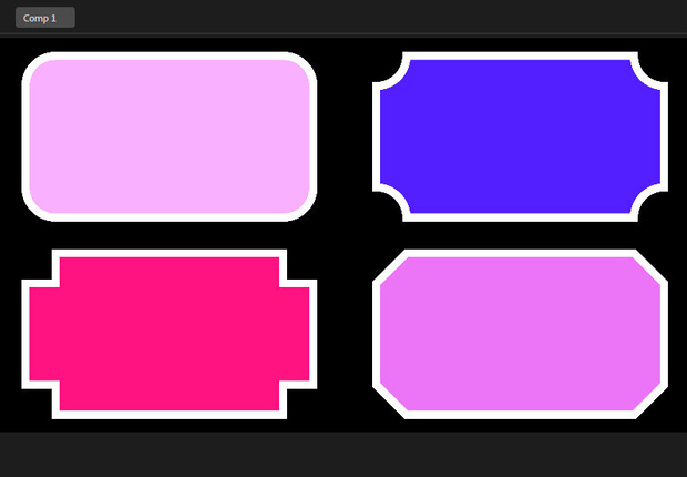 【After Effects スクリプト】 Corner It