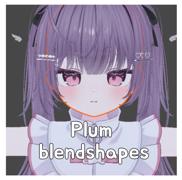 plum Face blendshapes