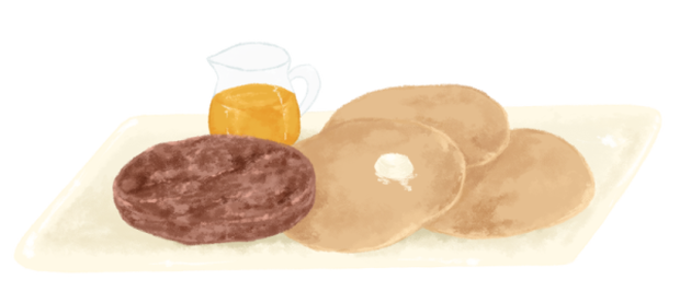 【無料素材】パンケーキ