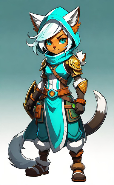 Feline Warrior Mage