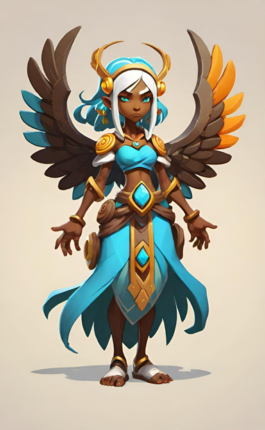 Winged Guardian of the Blue Realms