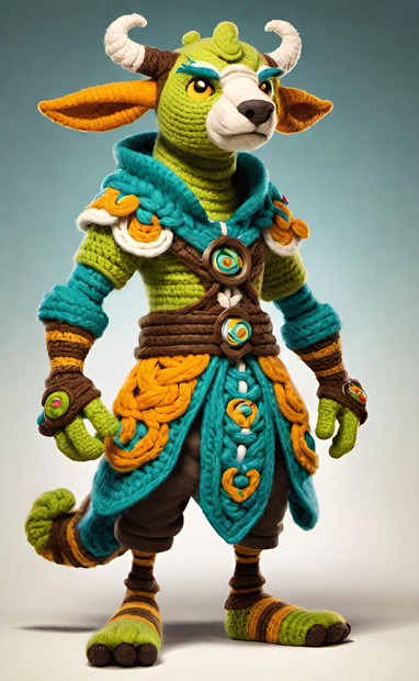 Knitted Woodland Guardian