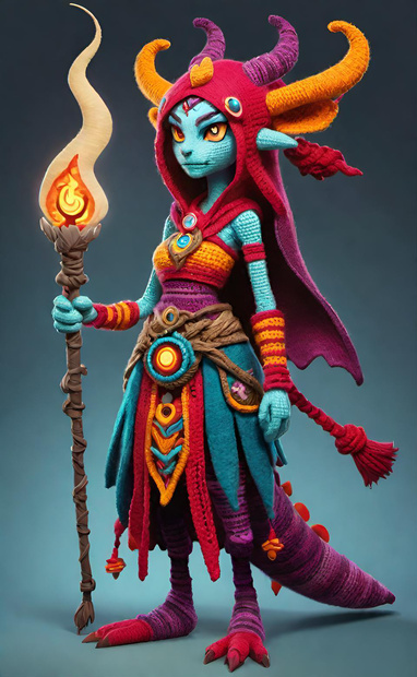 Mystic Yarn Sorceress