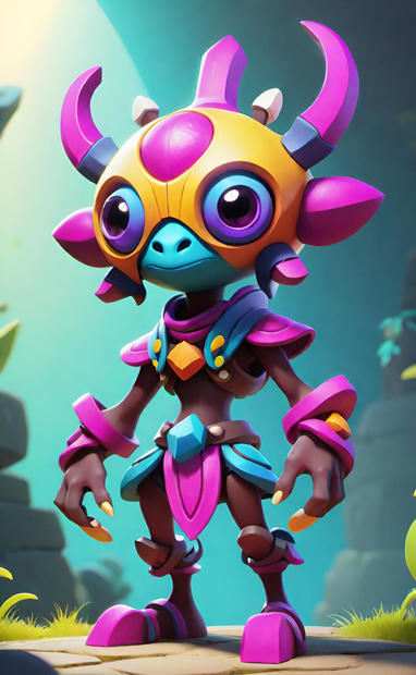 Colorful Cosmic Creature