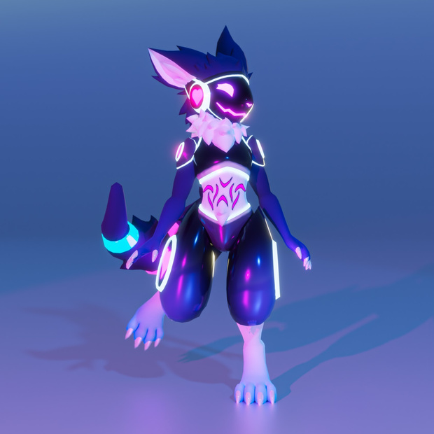 𝓗𝓮𝓪𝓻𝓽𝓫𝓮𝓪𝓽 - NKD Protogen Texture