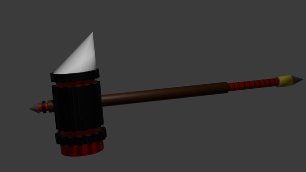 ウォーハンマー【Blender・FBX】