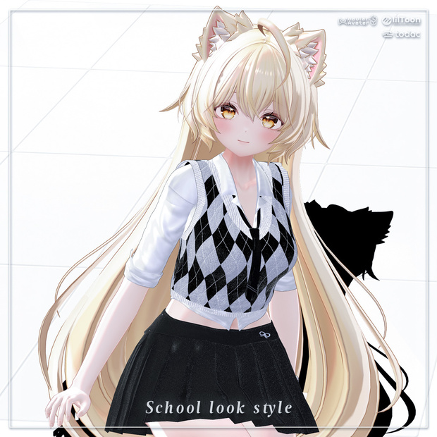 [無料配布] School look style / スクールルック