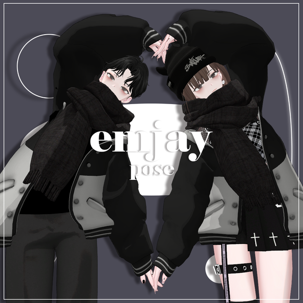 [EMJAY] 손끝이 살아있는 하트 포즈 COUPLE HEART POSE