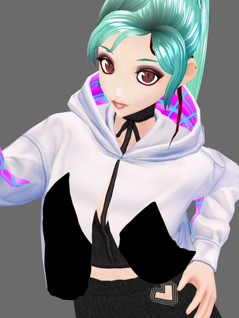 Vroid Spidergwen Hoodie Lalythils Fashion House Booth