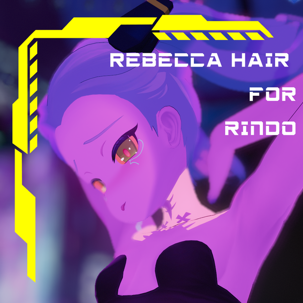 Edgerunners Rebecca - Hair for Rindo [ Physbones ]