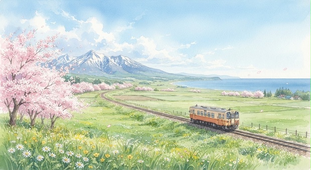 Hokkaido-style digital material 北海道　素材