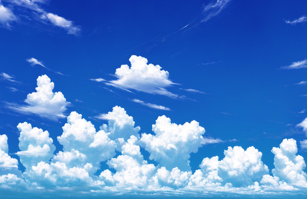 【背景素材】夏空_001