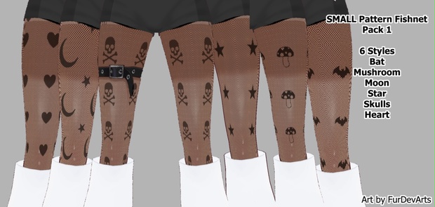 Vroid Studio Diamond Fishnet Stockings - Free - punkbune - BOOTH