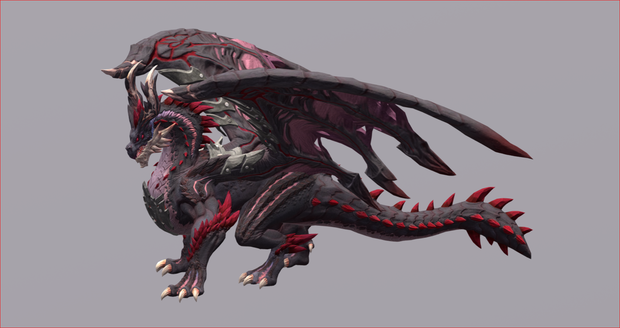 Tarisland Dragon (High Poly) 3D Characters 3D Model VRChat タリスランドドラゴン（ハイポリ）3Dキャラクター3DモデルVRChat