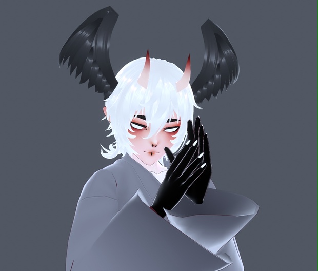 [VRoid] Angel or Demon? Headwings + Horns littlebiit BOOTH