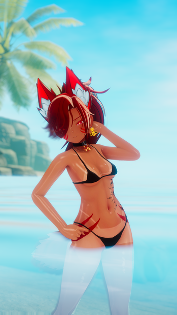 Noir Tide | Dress & Bikini Set for Velle