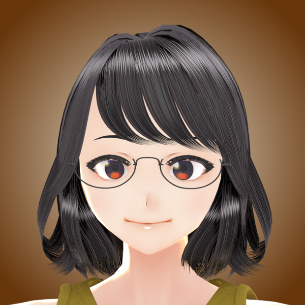 VRC 女性用ボブヘアー#2