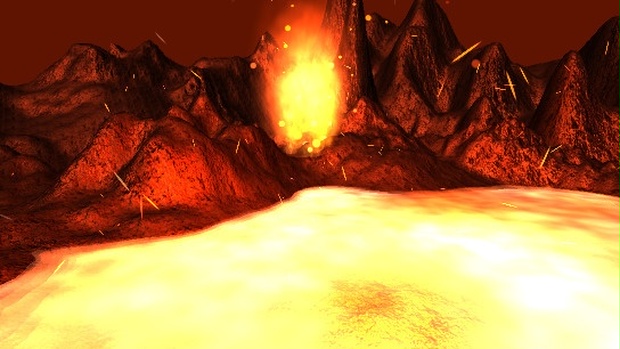 Unity 溶岩 噴火エフェクト Sojiro工房 Booth