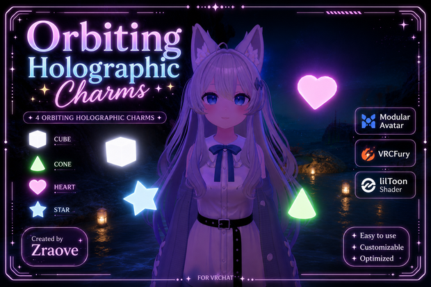 Orbiting Holographic Charms