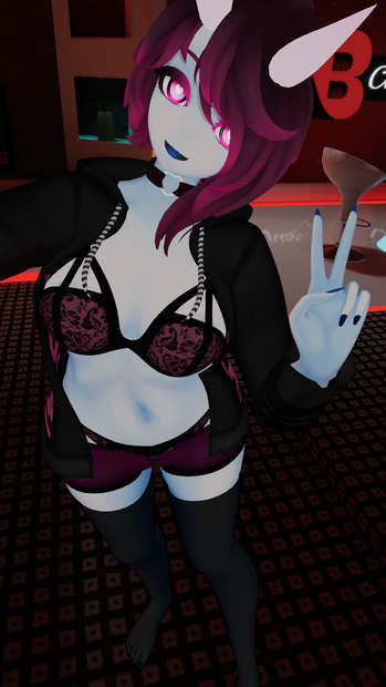 Blue Oni PC&Quest Unitypackage for VRCHAT by Aroy