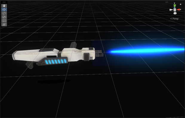 【Unity/VRChat シェーダー】Plasma gun with shoot particles