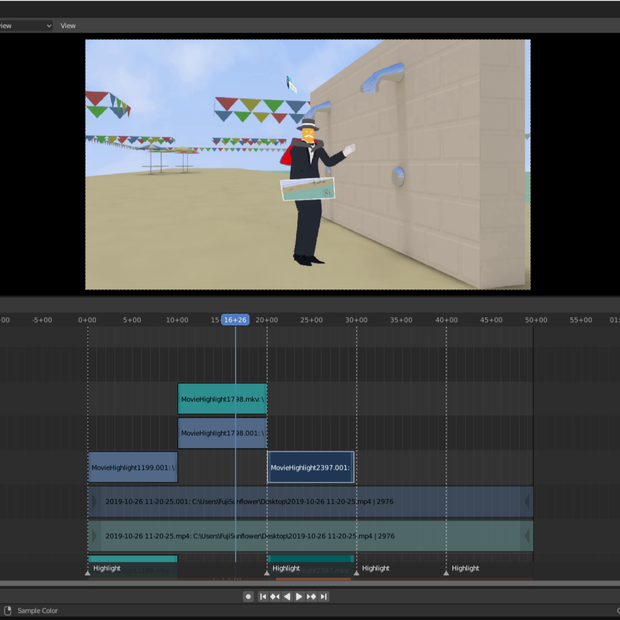 ダイジェスト動画を作成『Movie Highlight』