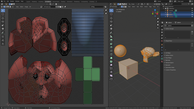 テクスチャを1枚にまとめる『Grid Texture』