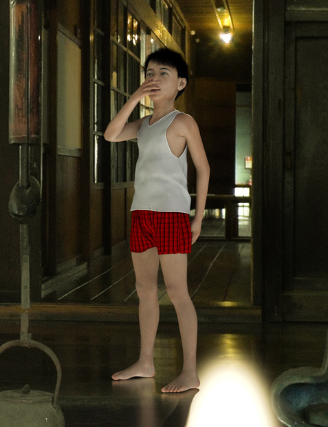 daz服　前開きモーフ付きアンダーウェアG8.1M　Underwear with front opening morph G8.1M