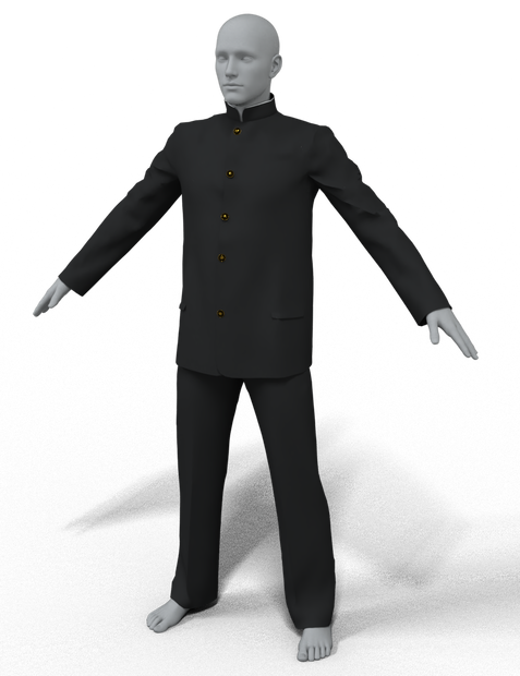 daz服　学ランG8M ～Japanese high school uniform for men～